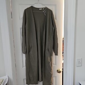 Garnet Hill  Long Cardigan